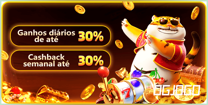 cashback de 30% promoções